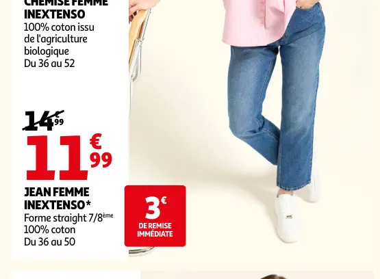 Offre: Jean femme INEXTENSO*