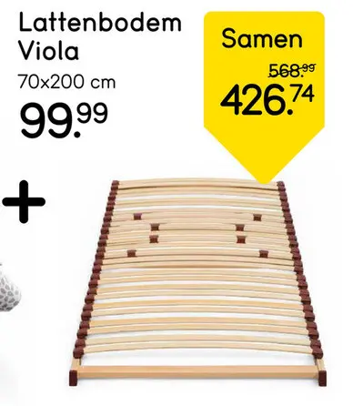 Aanbieding: Lattenbodem Viola