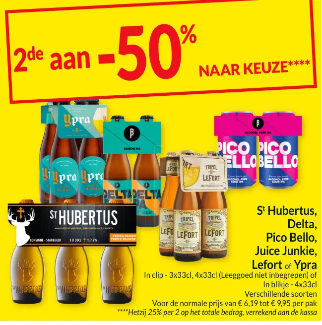 Promotie: St Hubertus, Delta, Pico Bello, Juice Junkie