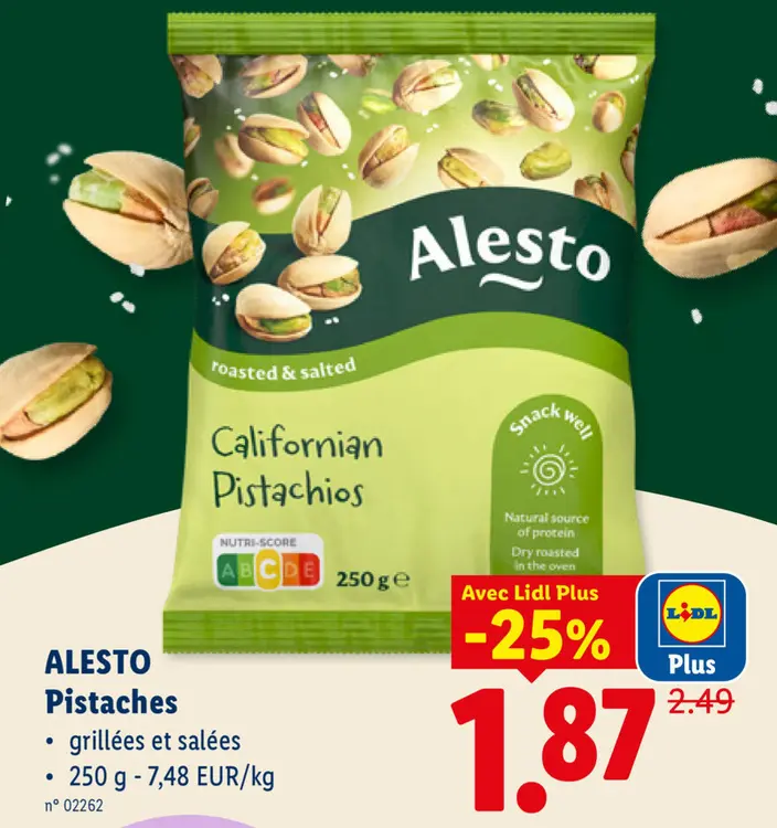 Offre: Pistaches