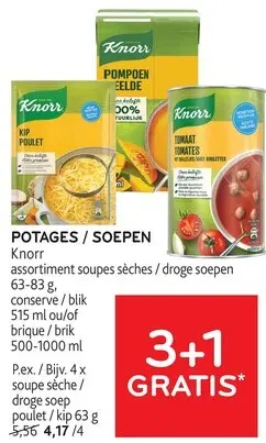 Offre: Potages