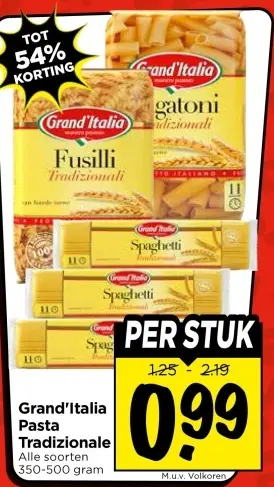 Aanbieding: Pasta Tradizionale