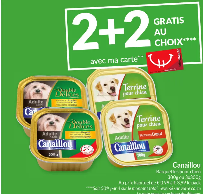 Offre: Barquettes pour chien