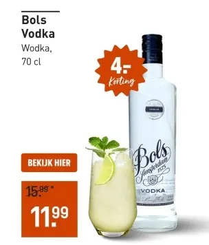 Aanbieding: Bols Vodka