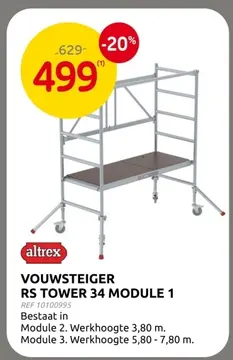 Aanbieding: Vouwsteiger rs tower 34 module 1