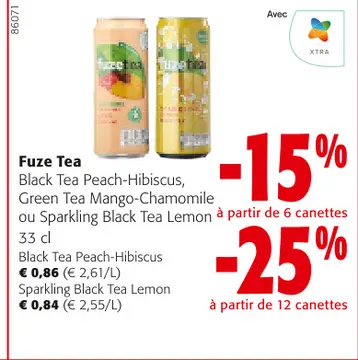 Offre: Fuze Tea