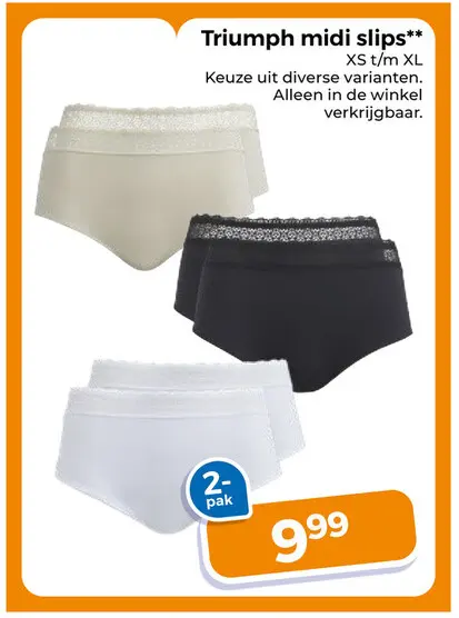 Aanbieding: Triumph midi slips