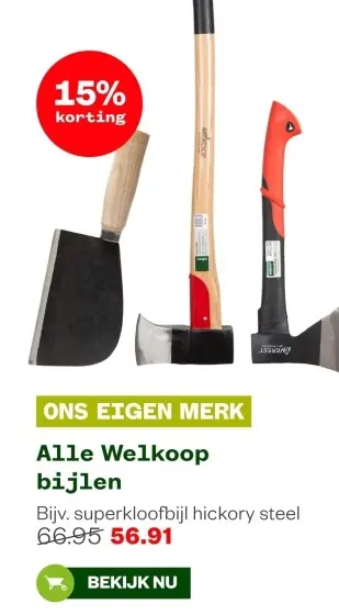 Aanbieding: Alle Welkoop bijlen
