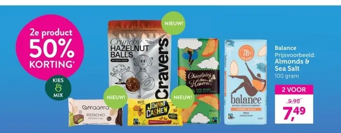 Promotie: Balance Almonds & Sea Salt