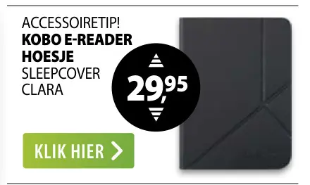 Aanbieding: Kobo e-reader hoesje sleepcover clara