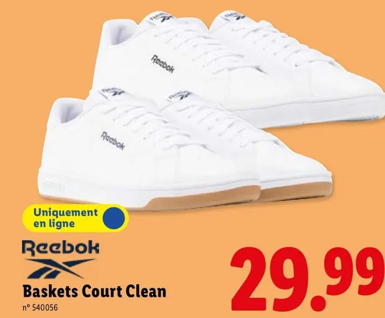 Offre: Baskets Court Clean
