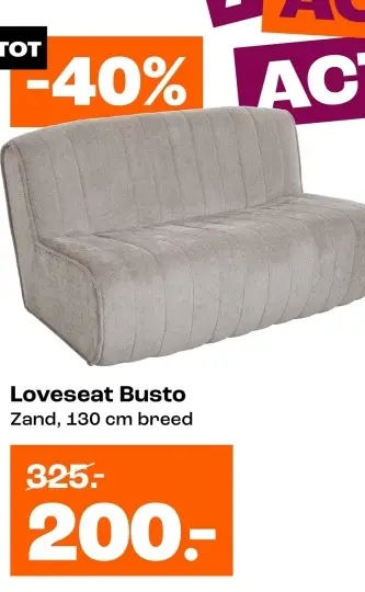 Promotie: Loveseat Busto
