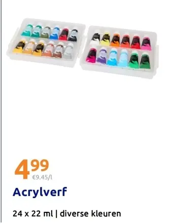 Aanbieding: Acrylverf