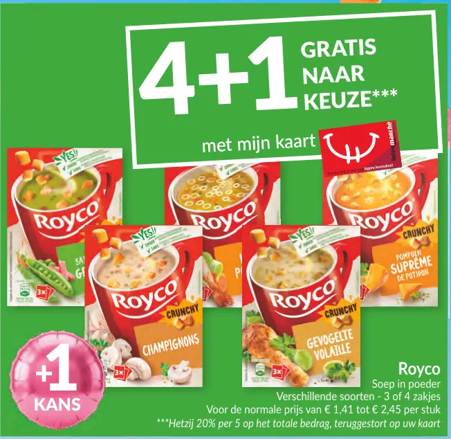 Promotie: Royco Soep in poeder