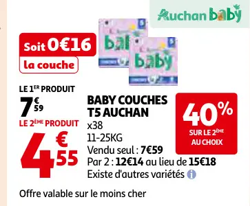 Offre: Couches t5