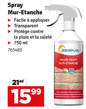 Offre: Spray Mur-Etanche