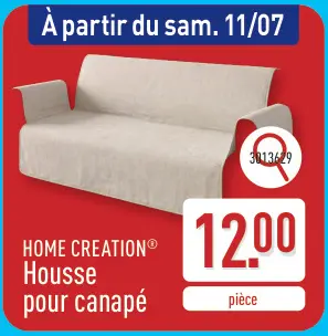 Offre: Housse pour canapé