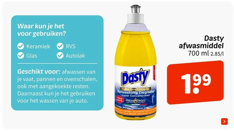 Promotie: Afwasmiddel