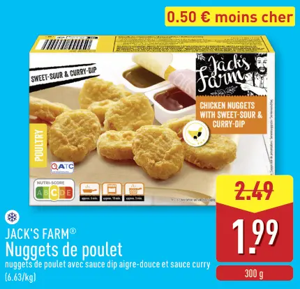 Offre: Nuggets de poulet