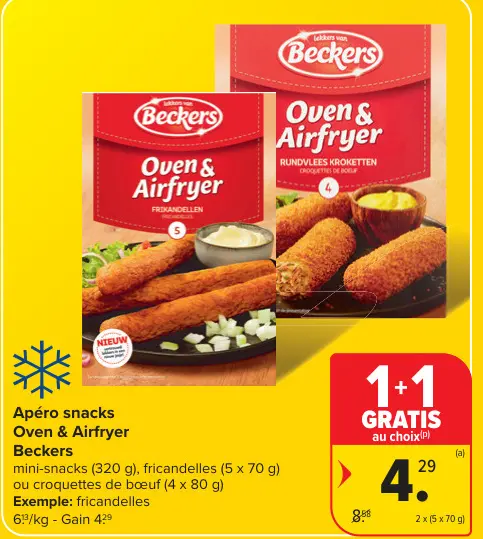 Offre: Apéro snacks Oven & Airfryer