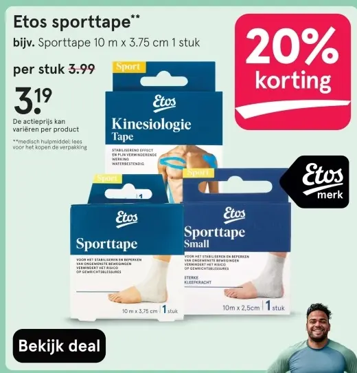Aanbieding: Etos sporttape