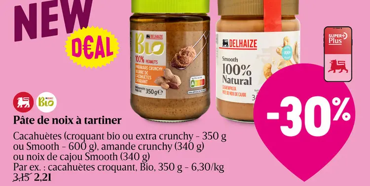 Offre: Pâte de noix à tartiner