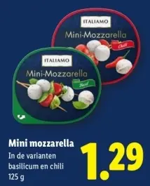Aanbieding: Mini mozzarella