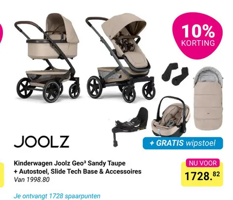 Aanbieding: Kinderwagen Joolz Geo³ Sandy Taupe
