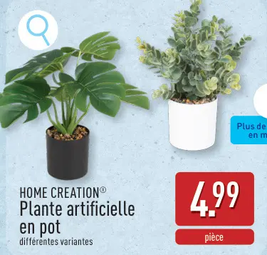 Offre: Plante artificielle en pot