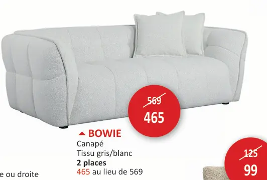 Offre: BOWIE Canapé