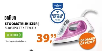 Aanbieding: Stoomstrijkijzer si3031pu texstyle 3
