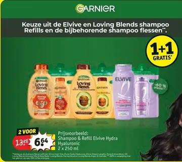 Aanbieding: Shampoo & Refill Elvive Hydra Hyaluronic