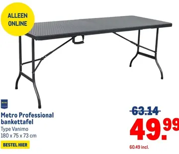 Aanbieding: Metro Professional bankettafel