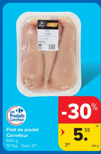 Offre: Filet de poulet