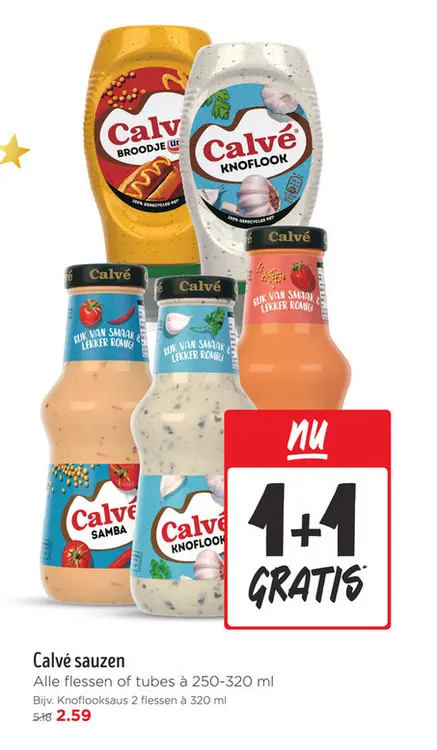Aanbieding: Calvé sauzen