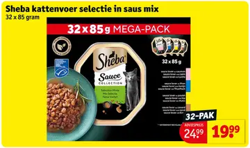 Aanbieding: Kattenvoer selectie in saus mix