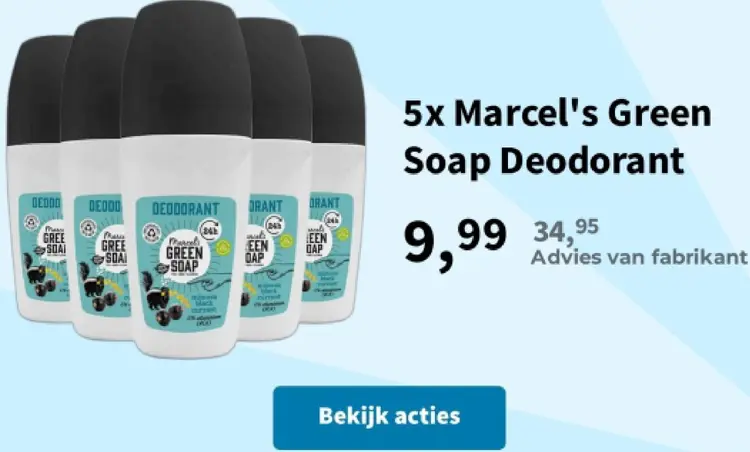 Promotie: Marcel's Green Soap Deodorant