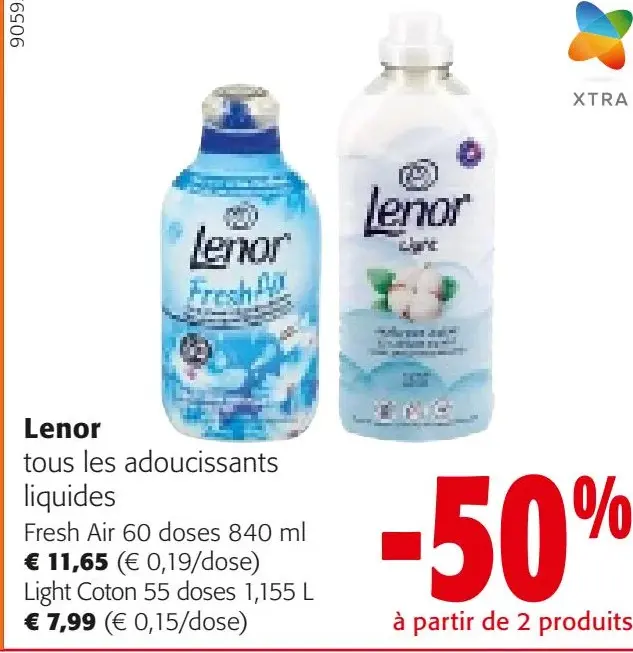 Offre: Lenor tous les adoucissants liquides