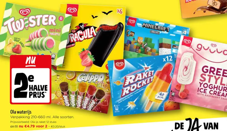 Promotie: Ola waterijs