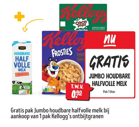 Aanbieding: Jumbo houdbare halfvolle melk