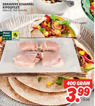 Aanbieding: DEKAVERS SCHARREL KIPDIJFILET