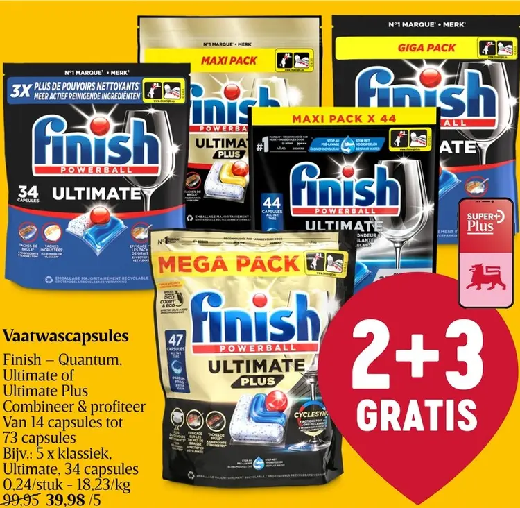 Promotie: Vaatwascapsules