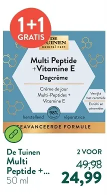 Aanbieding: Multi Peptide + Vitamine E Dagcrème