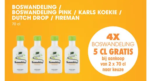 Promotie: Boswandeling / BOSWANDELING pink / karls koek