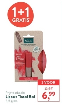 Aanbieding: Kneipp Lipcare Tinted Red - 3,5g