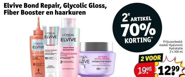 Aanbieding: Bond Repair, Glycolic Gloss, Fiber Booster en haarkuren