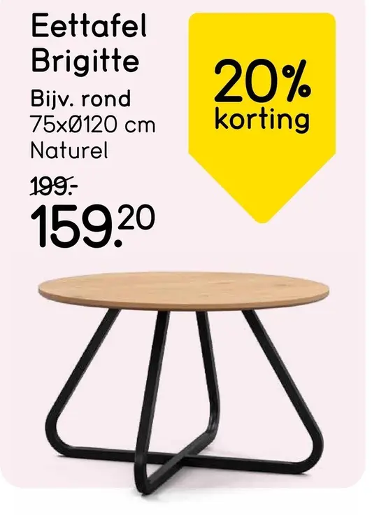 Aanbieding: Eettafel Brigitte
