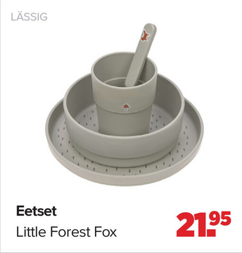 Aanbieding: LÄSSIG Eetset Little Forest Fox