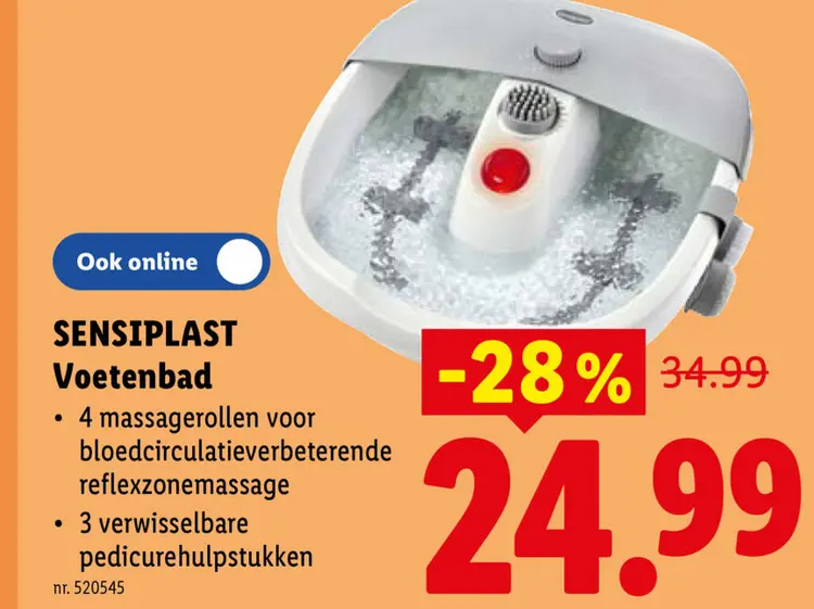 Promotie: Voetenbad