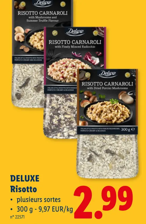 Offre: Risotto Carnaroli